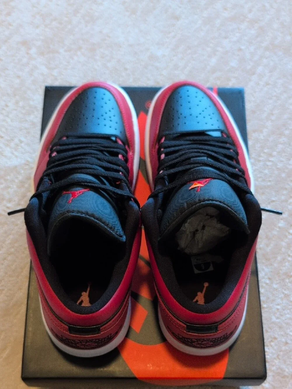 Nike Air Jordan 1 Low: Black & Red